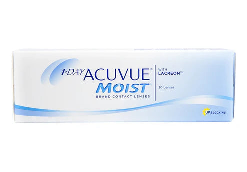 Acuvue One Day Moist – Daily Disposable Soft Contact Lenses